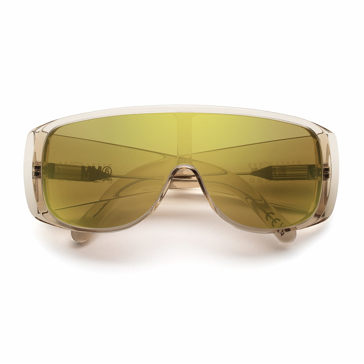 Retrosuperfuture x Maison Margiela MM6 Mask 19B Ivory Avorio Acetate Occhiali Da Sole