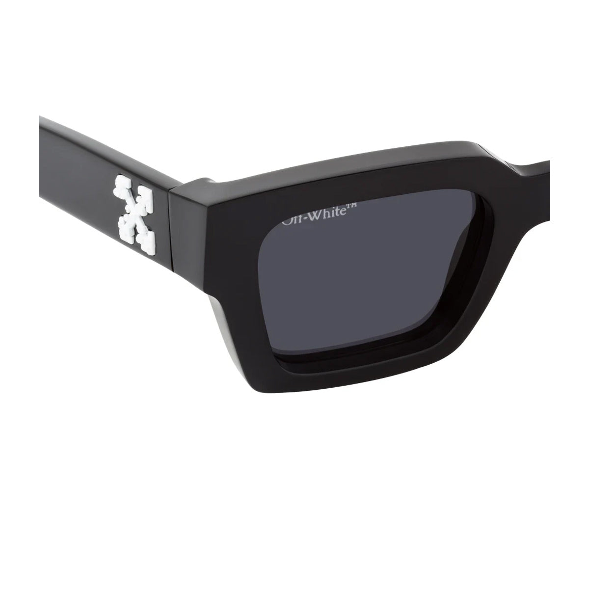 Off White OERI008 VIRGIL L 1007 Black Dark Grey Nero Acetate Occhiali Da Sole
