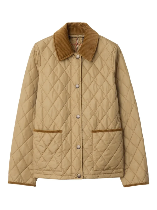 Burberry Women Quilted Jacket Sand-Flax >> Rtw