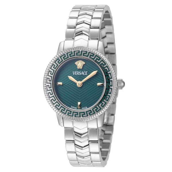 Versace Womens V-Icon Green