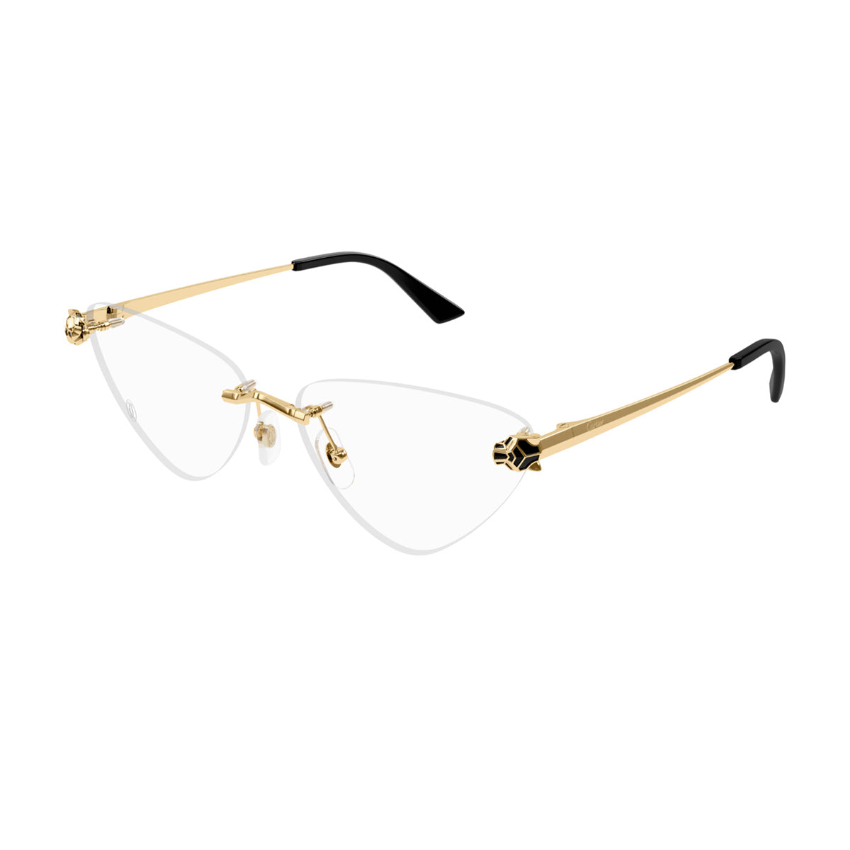 CT0448O Panthere de Cartier 001 Gold Oro Metal Occhiali Vista