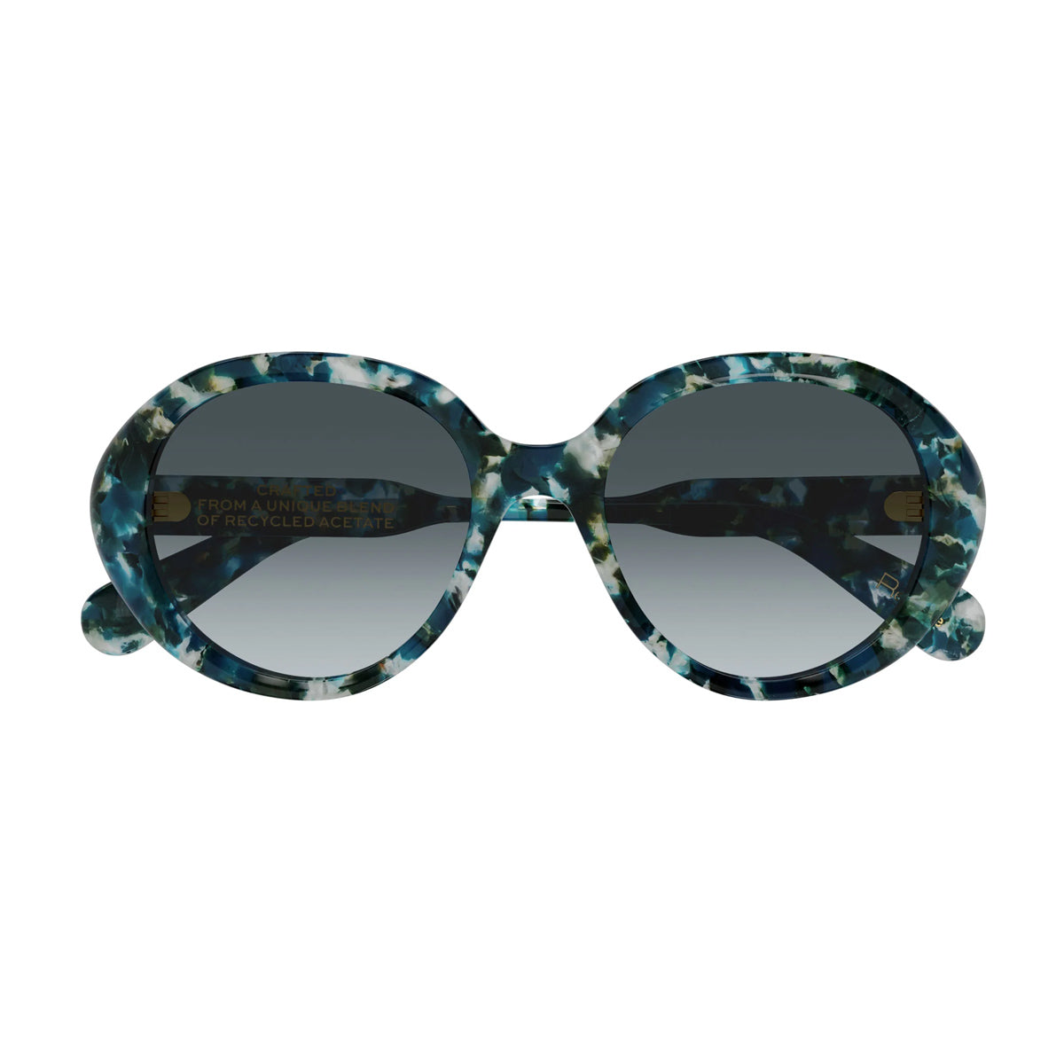 CH0221S Linea Gayia 004 Verde Recycled Acetate Occhiali Sole
