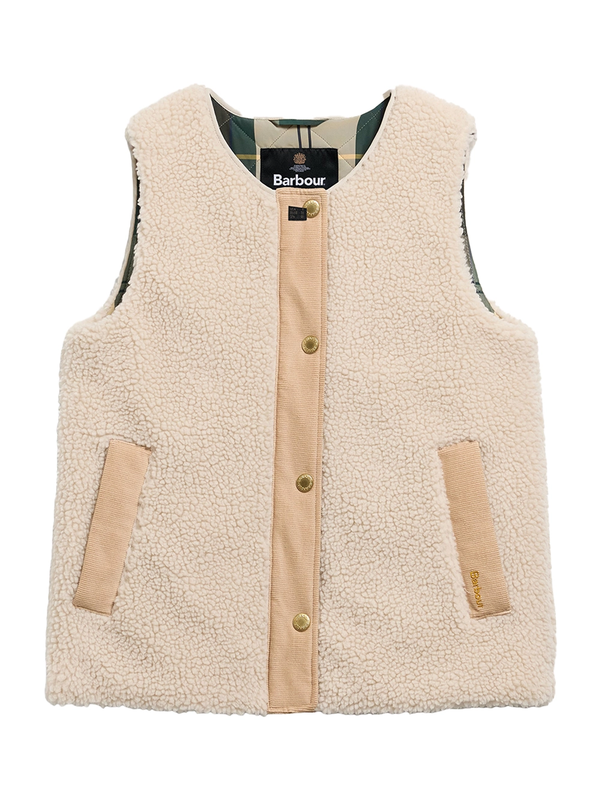 Barbour Teddy Liner Gilet Ecru-An Jacket