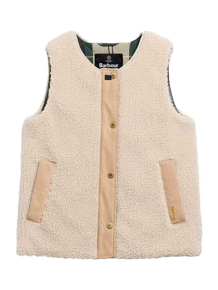 Barbour Teddy Liner Gilet Ecru-An Jacket