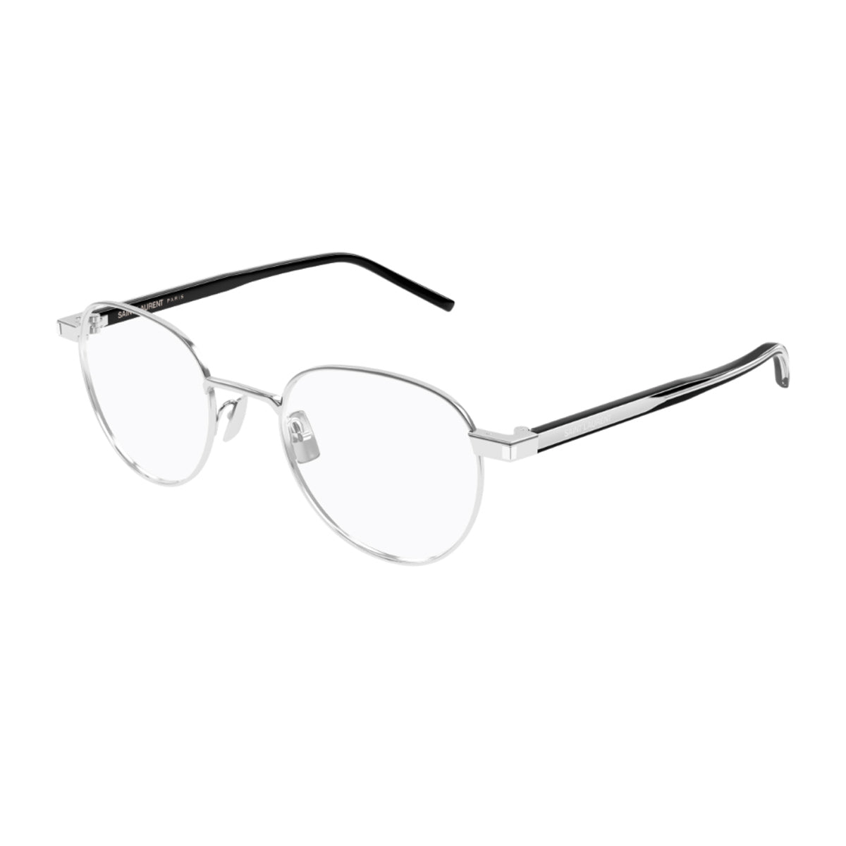 Saint Laurent SL 781 Linea Corner Angle 001 Silver Crystal Black Argento Acetate/metal Occhiali Da Vista