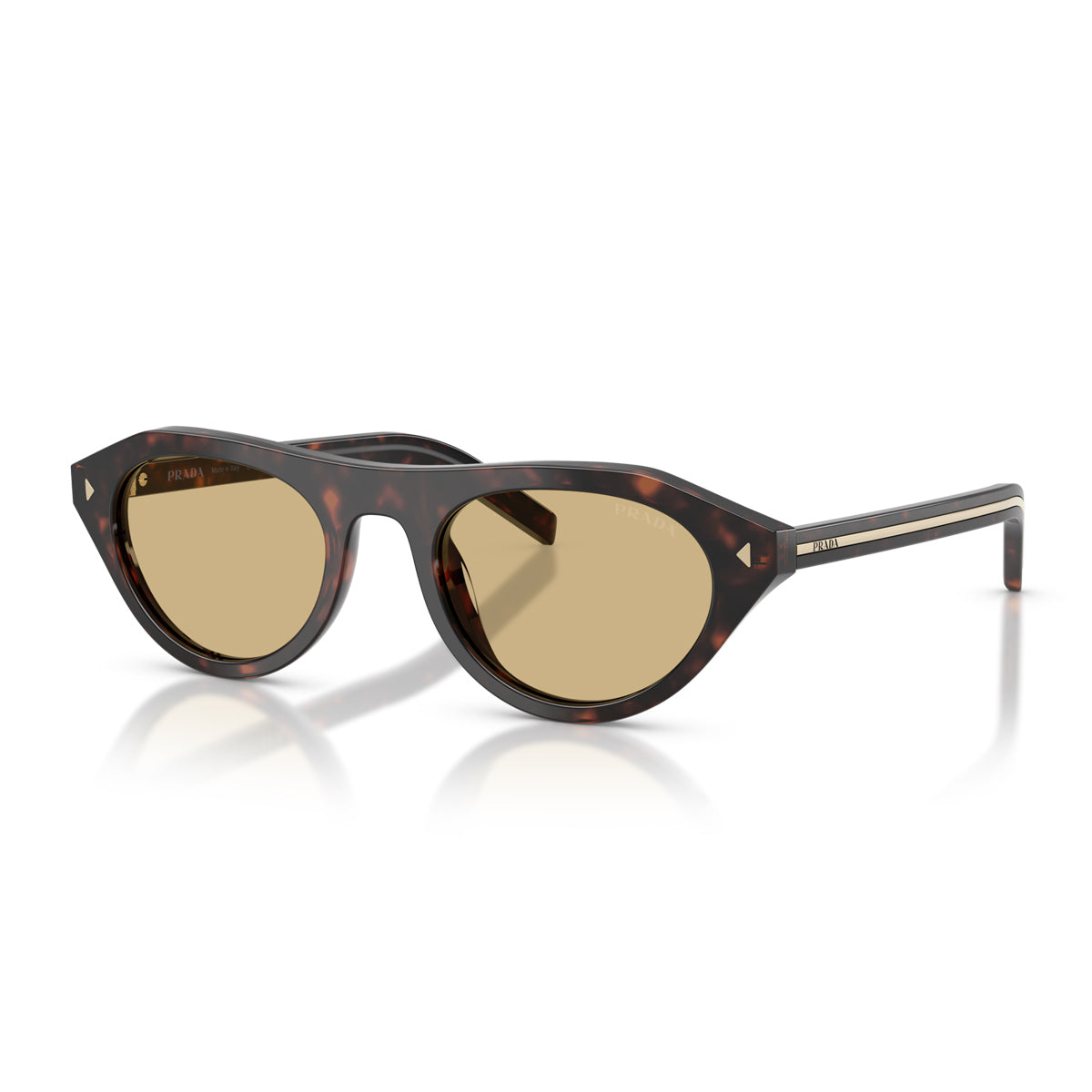 Prada PR B15S 17N70R Root Tartarugato Havana Acetate Occhiali Da Sole
