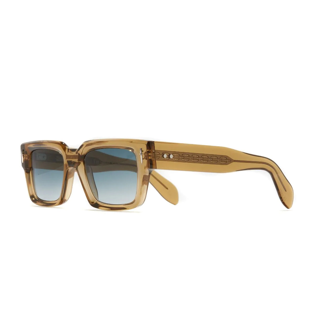 Cutler And Gross The Great Frog 014 03 Crystal Tobacco Beige Acetate Occhiali Da Sole