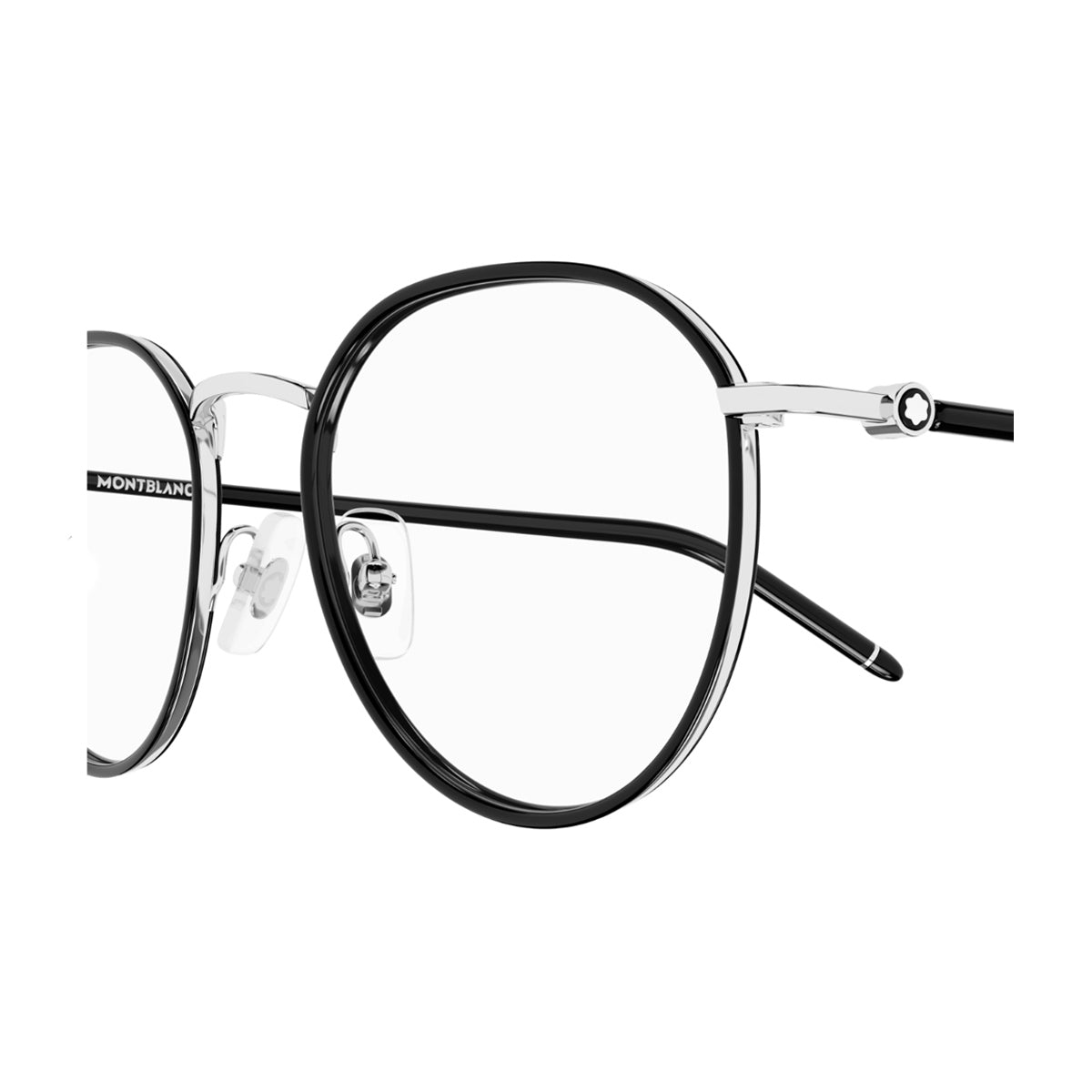 MB0342OA LINEA MEISTERSTÜCK 001 Argento Metal Occhiali Vista