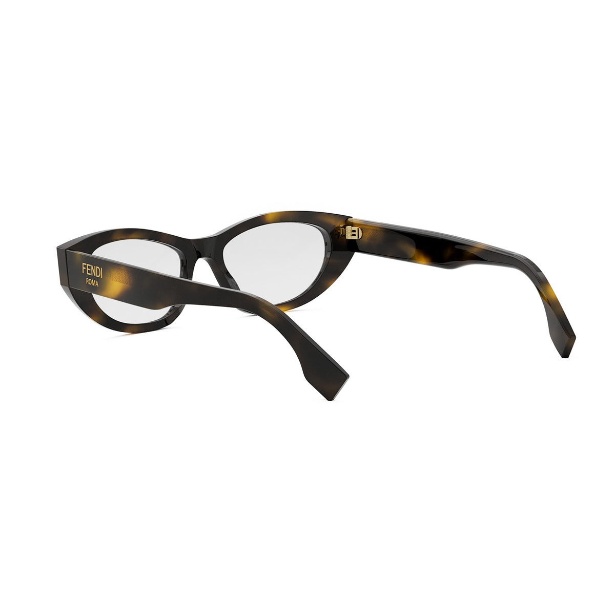 Fendi FE50119I Roma 052 Havana Marrone Acetate Occhiali Da Vista