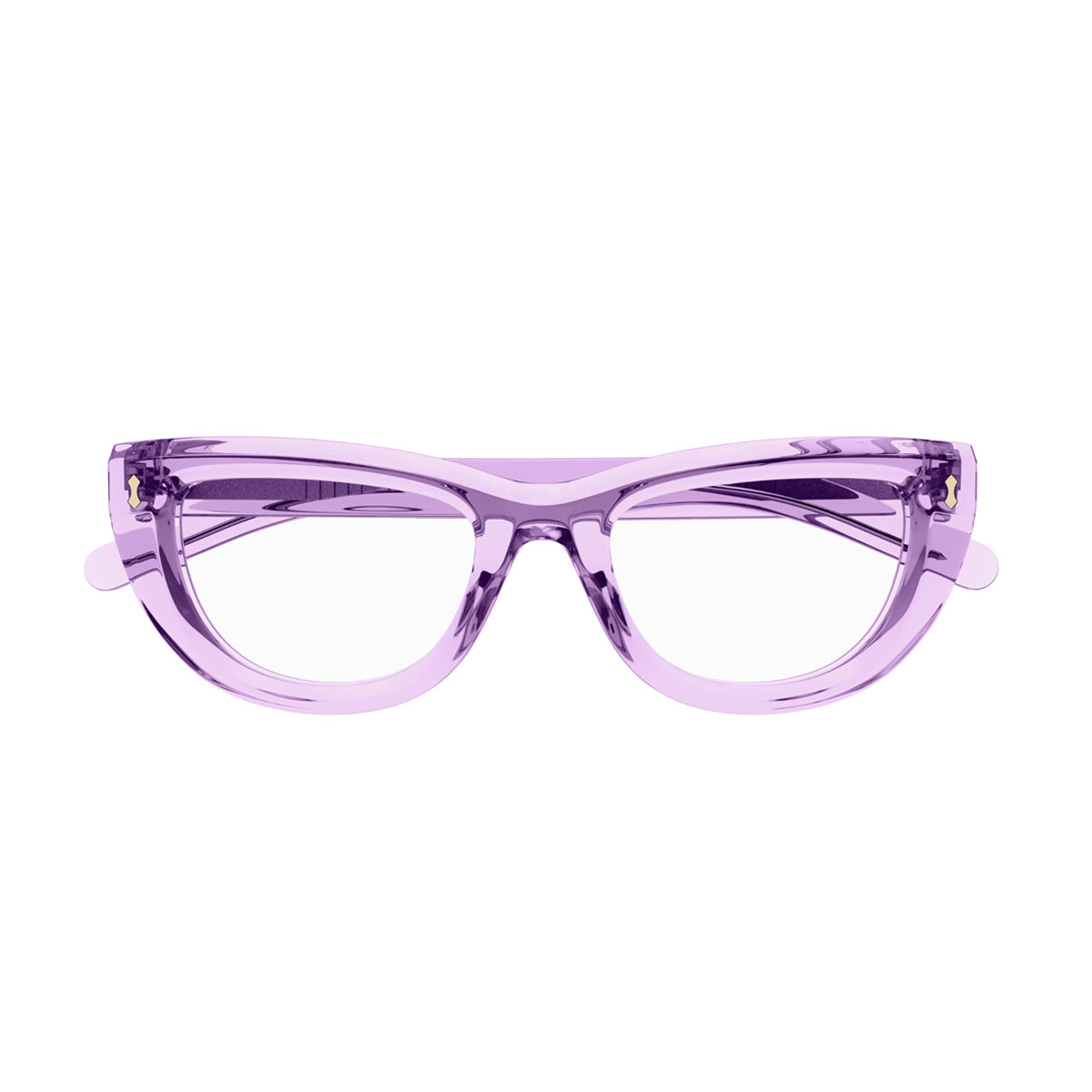 Gucci GG1521O Linea Rivets 004 Viola Acetate Occhiali Vista