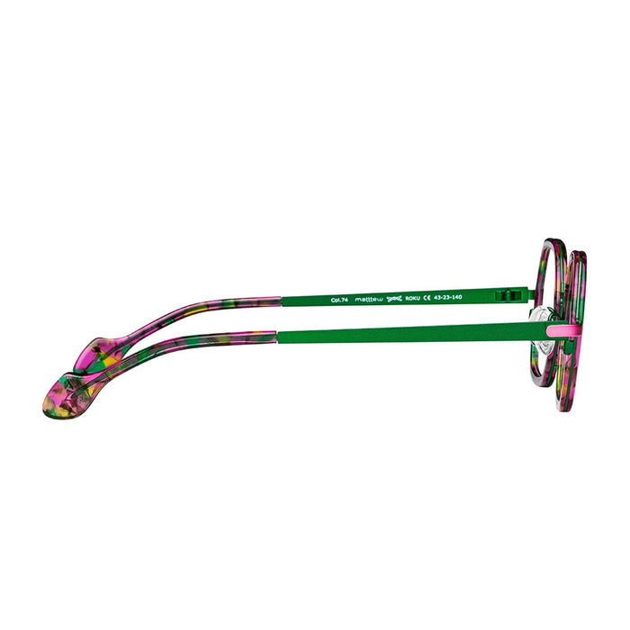 Matttew Roku 74 Verde- Rosa-Fucsia Acetate/titanium Occhiali Da Vista