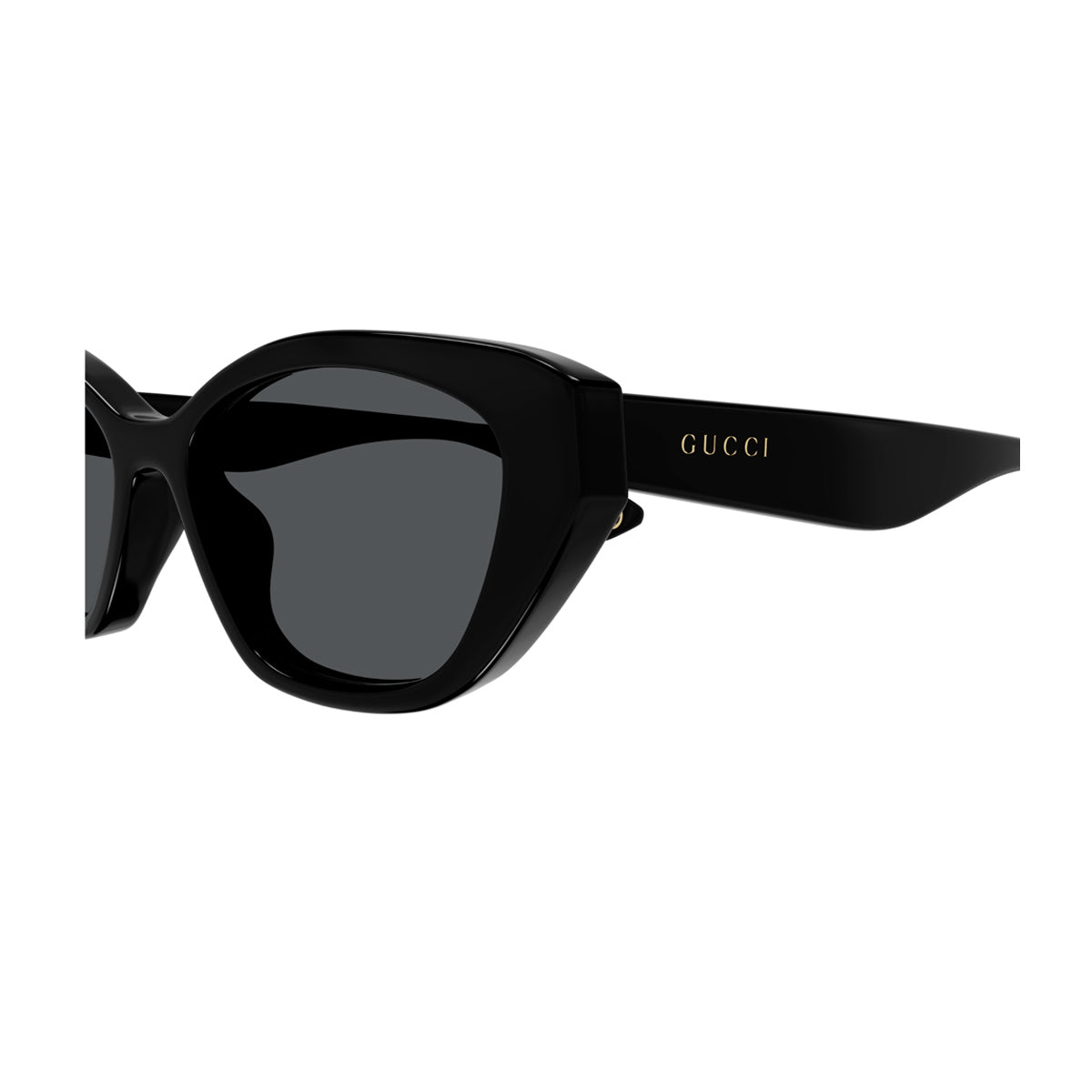 GG1638S LINEA LETTERING 001 black grey Nero Recycled Acetate Occhiali Sole