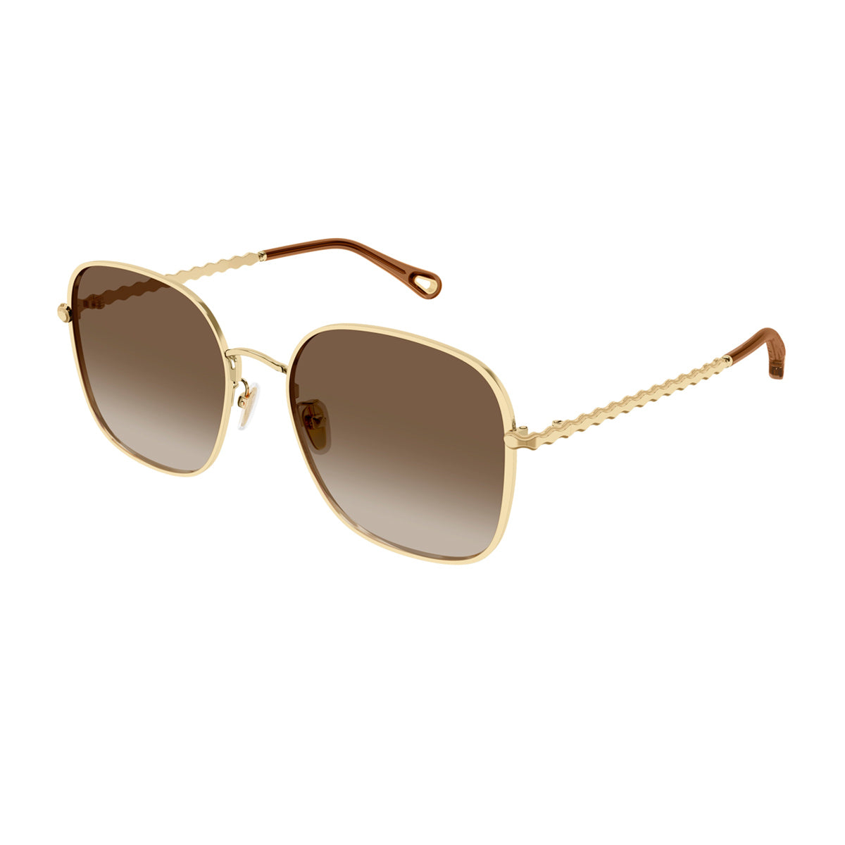 Chloé CH0255SK Linea 003 Gold Brown Oro Metal Occhiali Da Sole