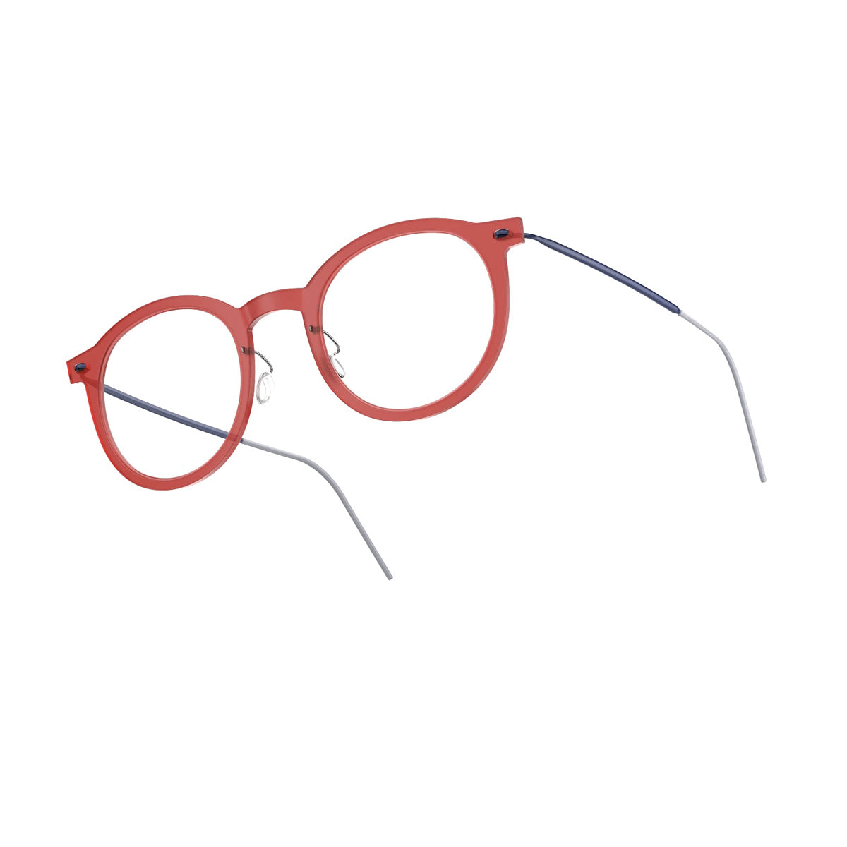 N.O.W. 6636 C18M - U13 Rosso Acetate/titanium Occhiali Da Vista