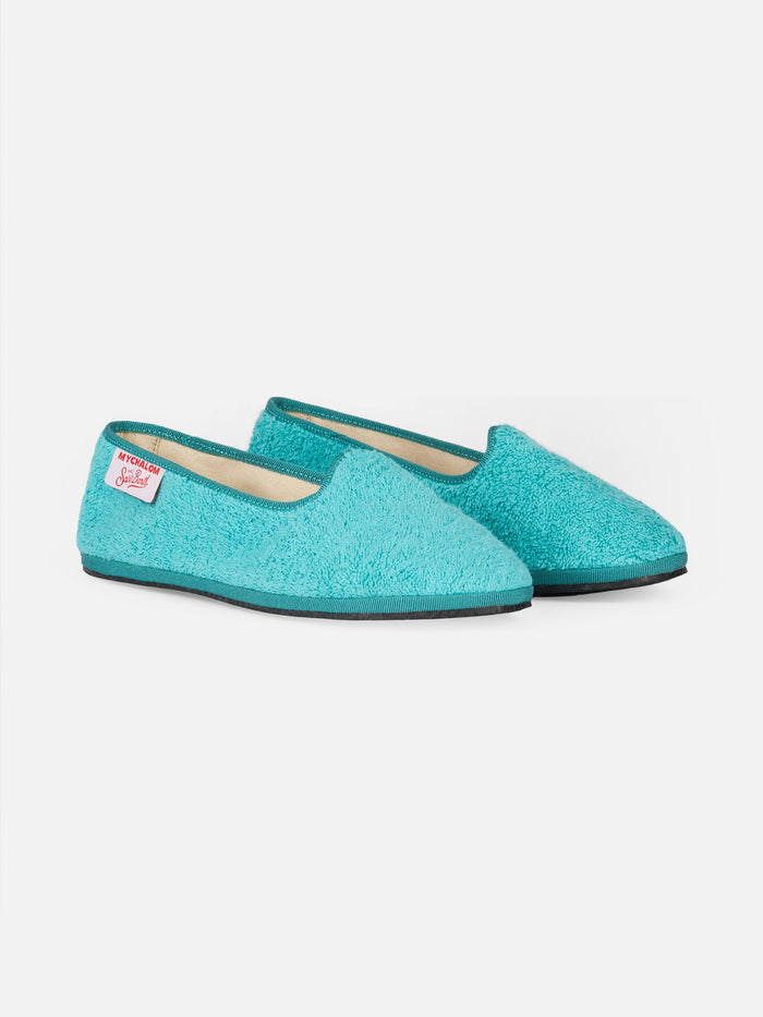 Water Green Mychal Terry Friulana Slippers | Special Edition