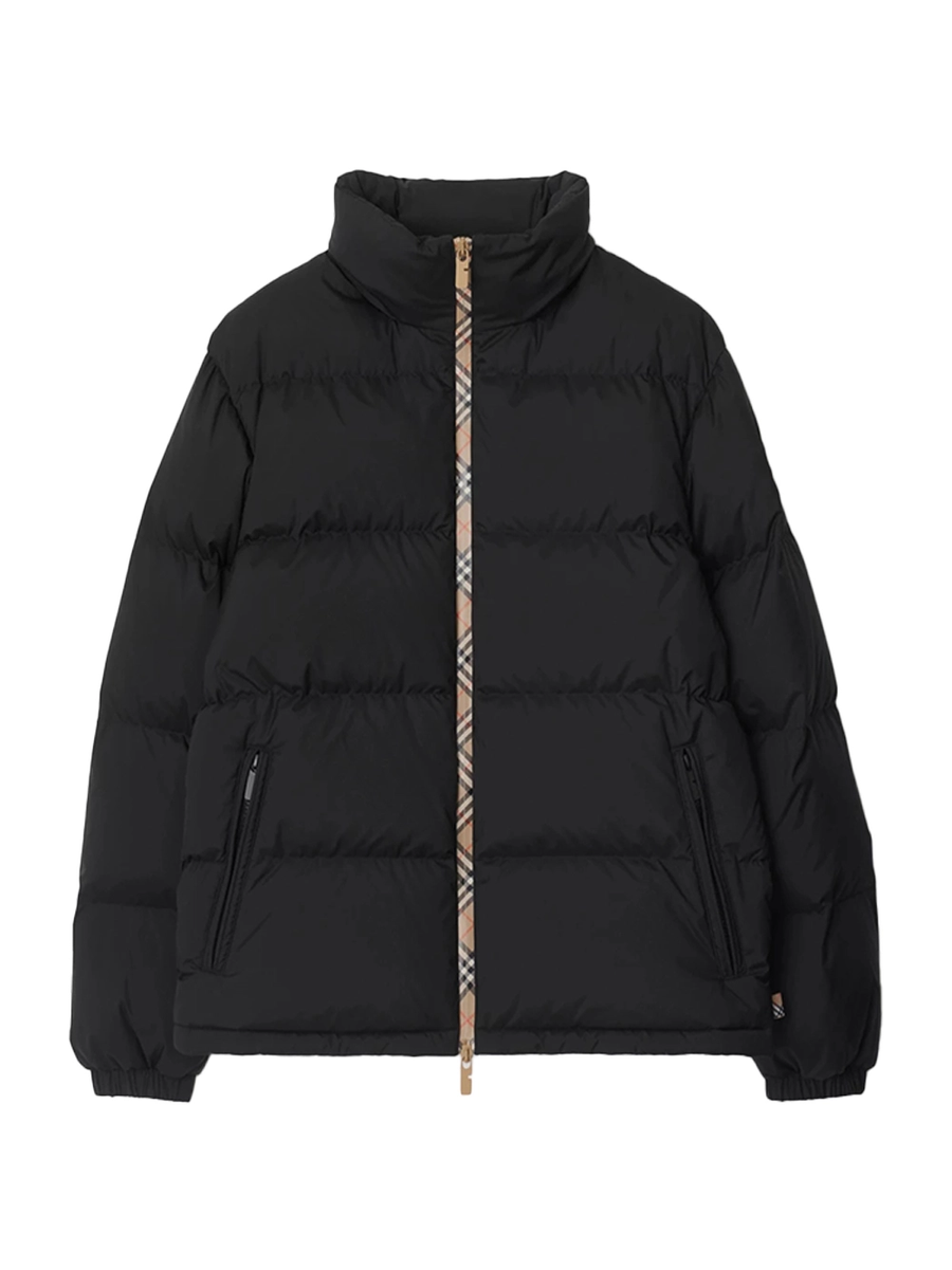 Burberry Men Snowdon Puffer Jacket Black >> Rtw