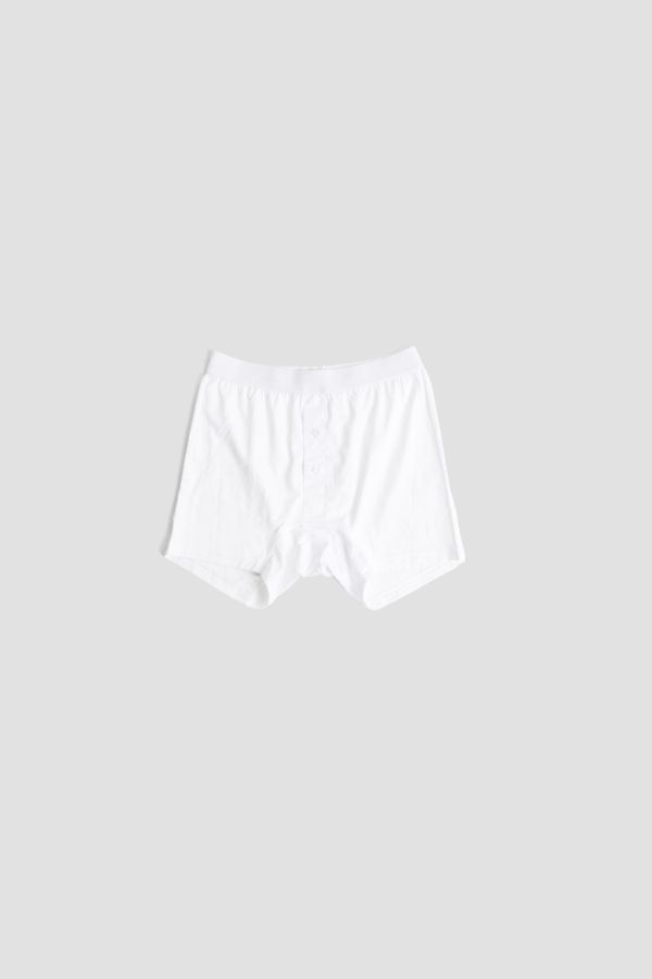 Handvaerk Cotton jersey boxer briefs in white