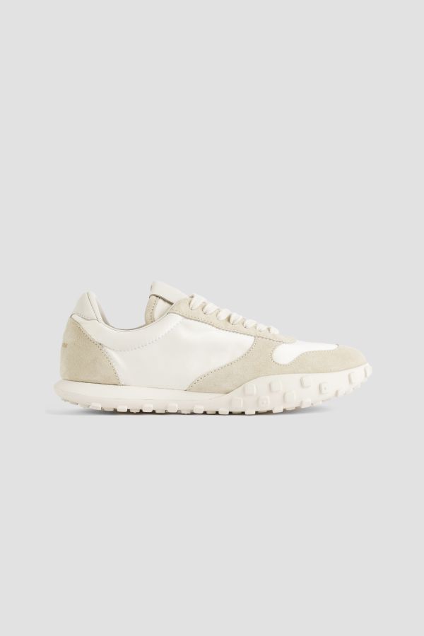 Jil Sander Nylon upper sneaker in white