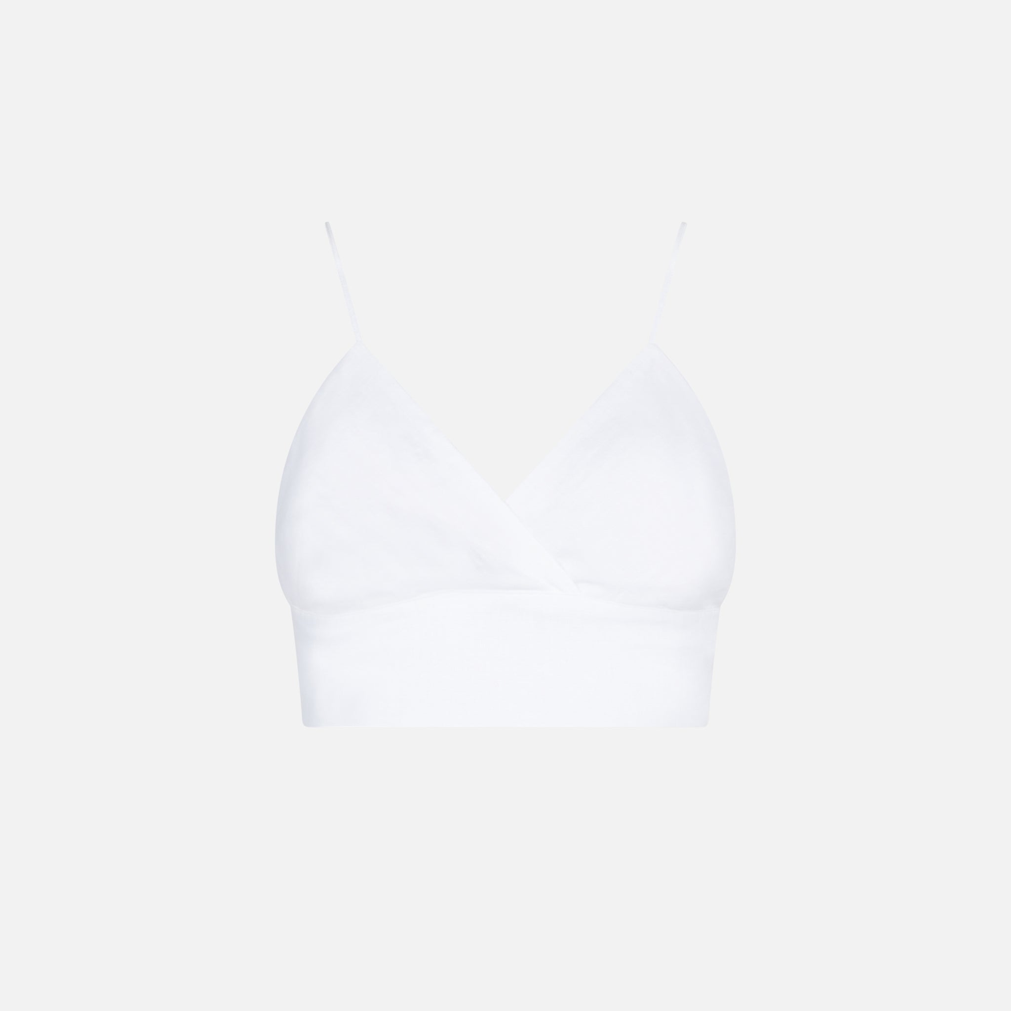 White Linen Bralette Top Top_apparel