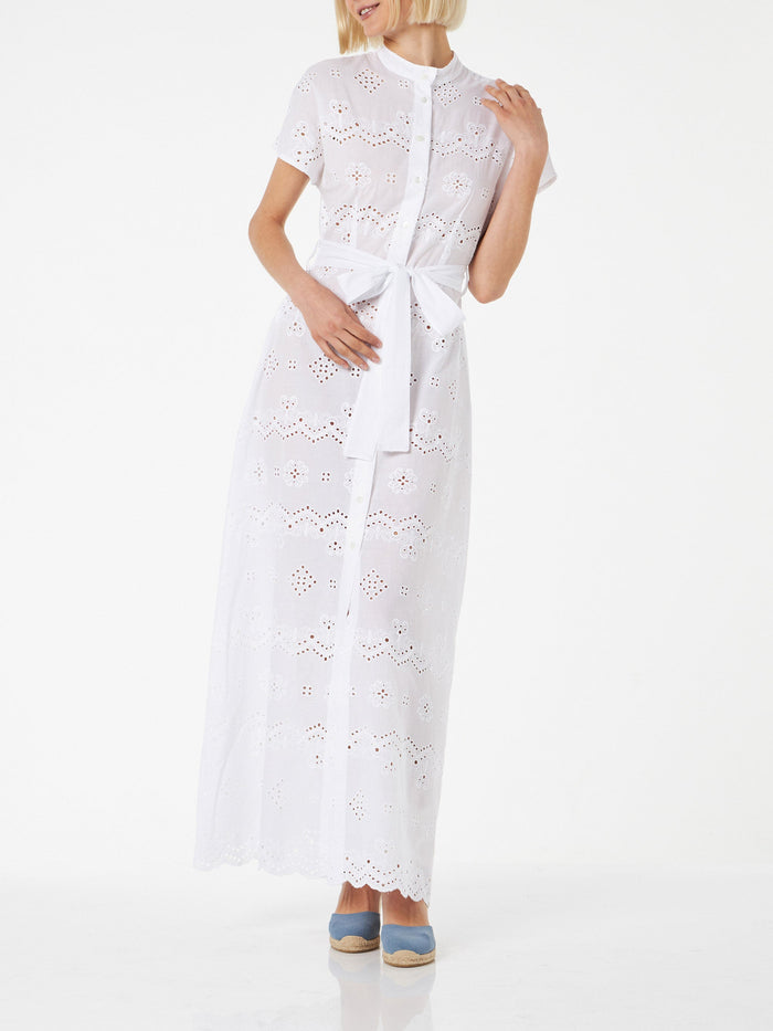 White Keira Sangallo Long Dress