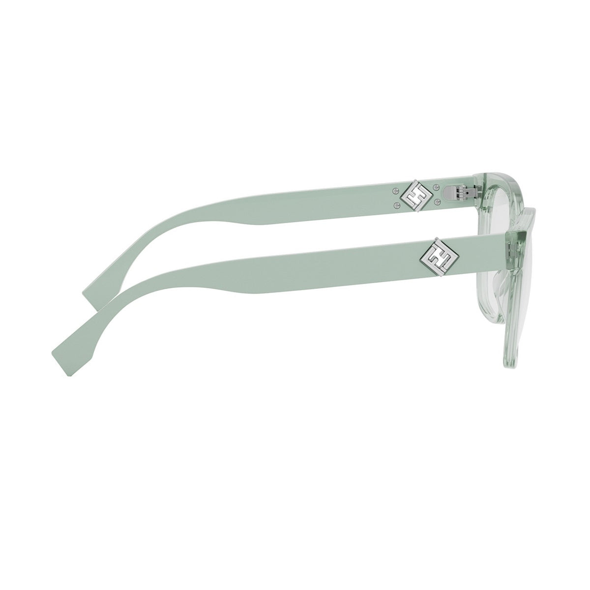 Fendi FE50117I FF Diamonds 093 Verde Acetate Occhiali Da Vista