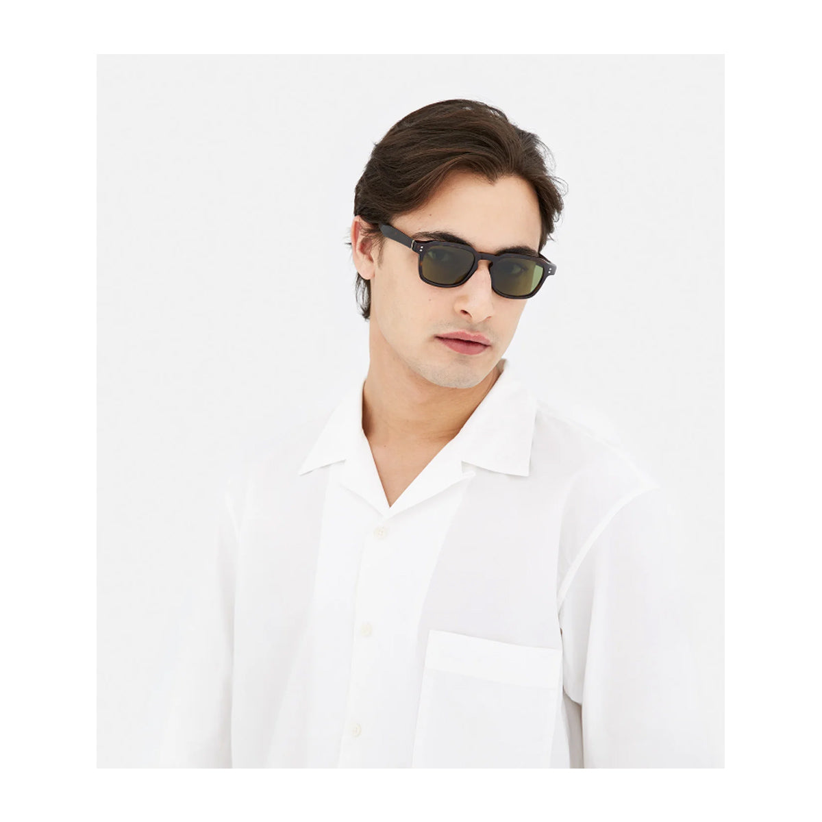 Retrosuperfuture LUCE 3627 GREEN Havana Marrone Acetate Occhiali Da Sole