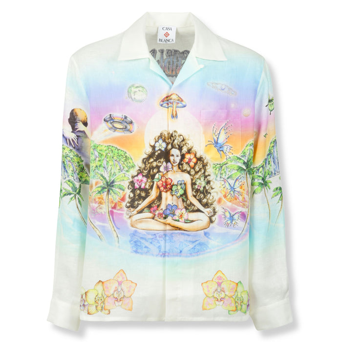 Inner Sense Innocence Long Sleeve Shirt Linen Camicia