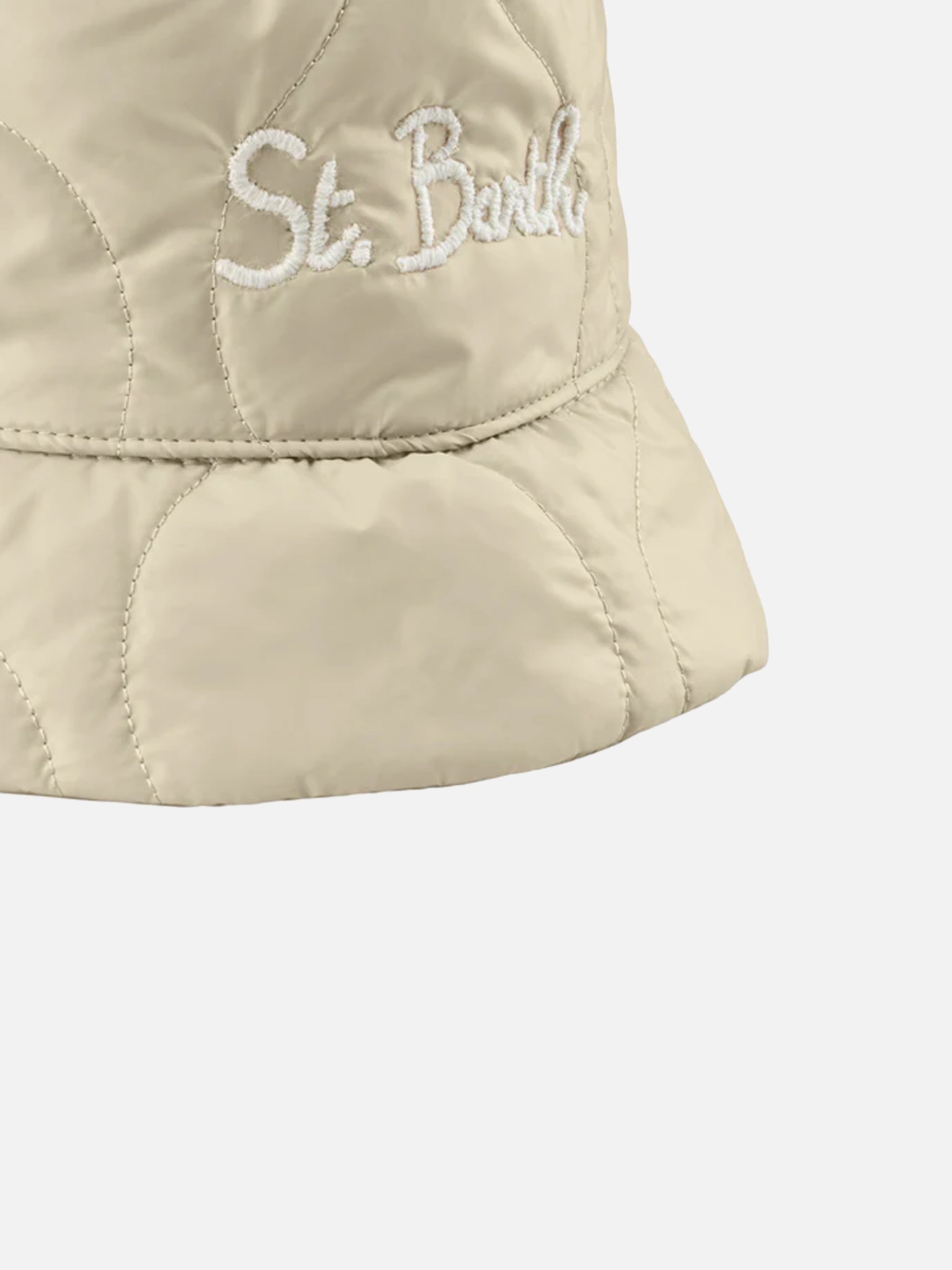 Beige Jude Bucket Hat Mid Blue