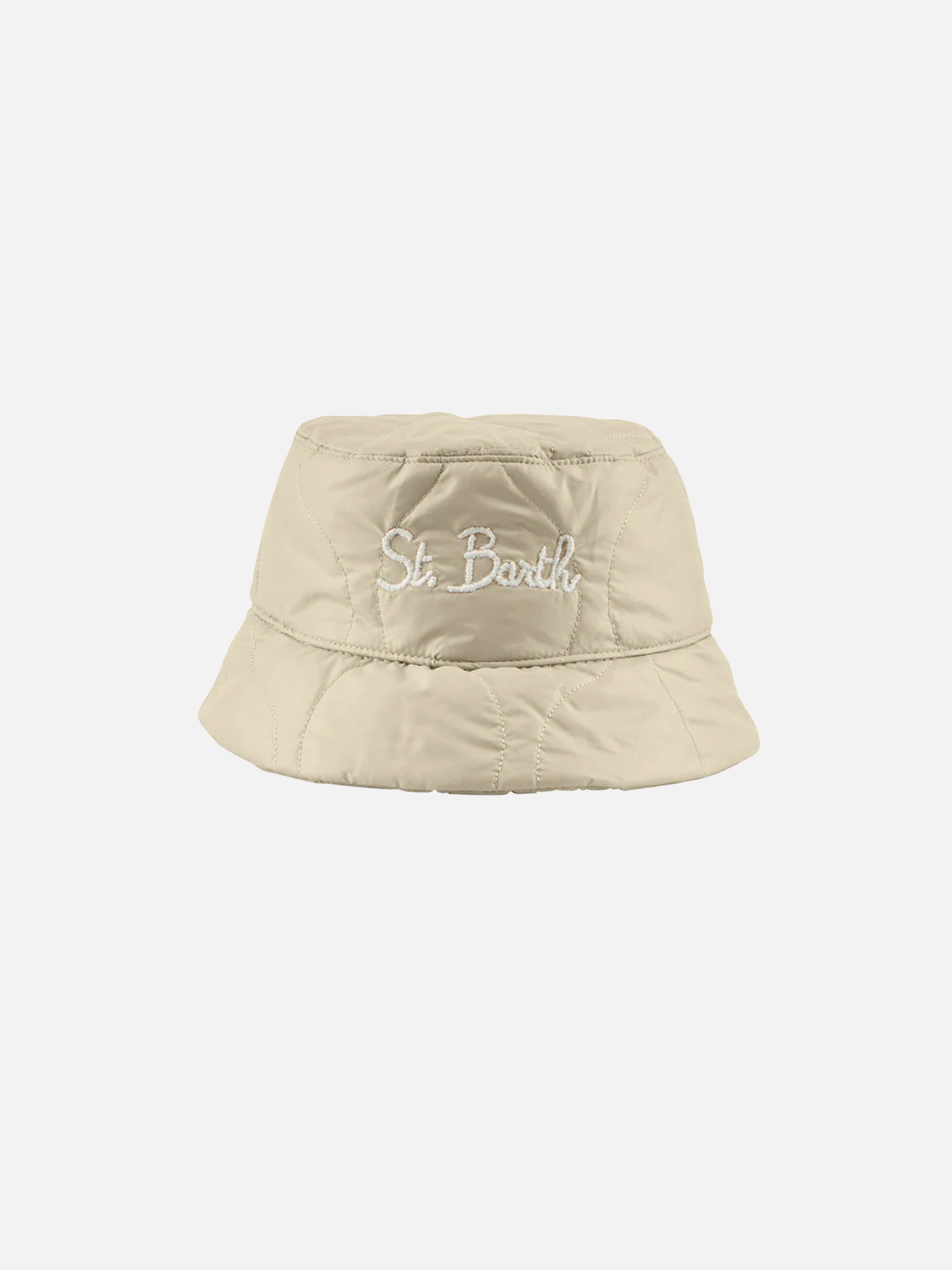 Beige Jude Bucket Hat Mid Blue