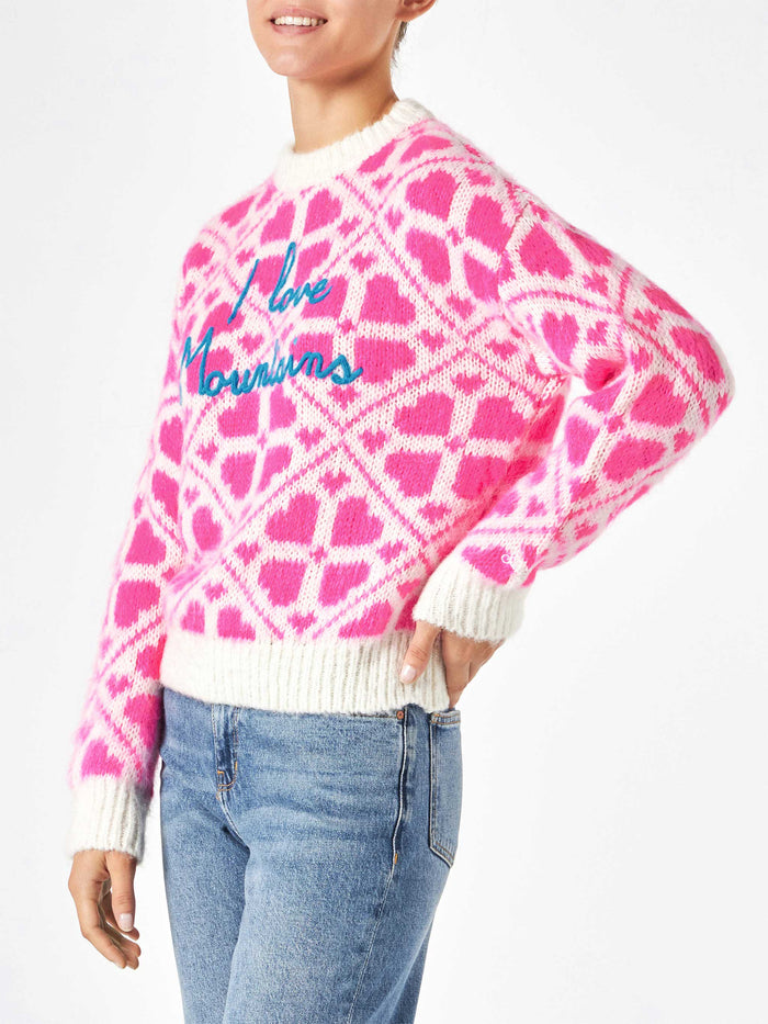 Danya Brushed Sweater With Lettering