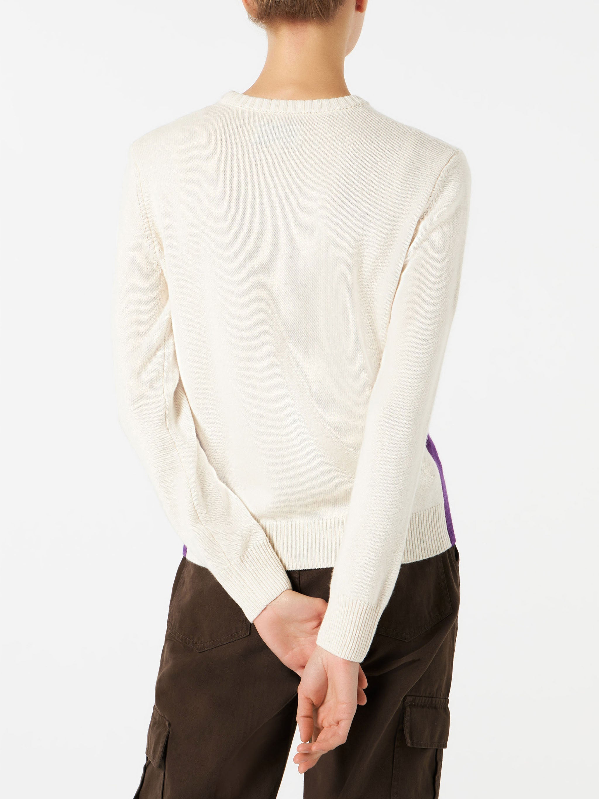 New Queen Pink Sweater With St. Moritz Postcard Print