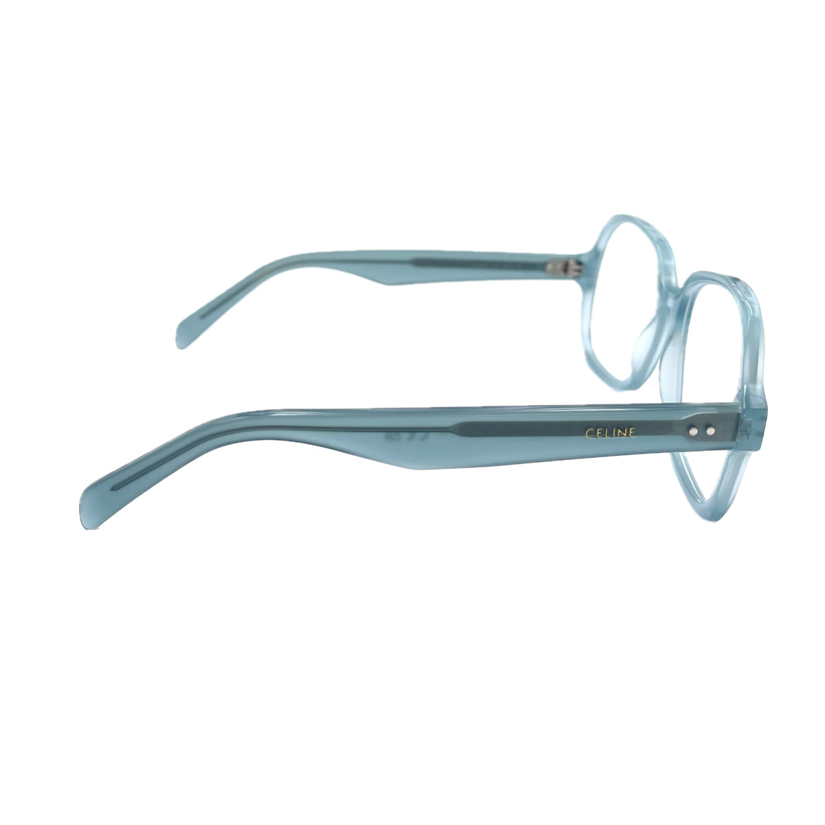 CL50148I THIN 2 DOTS 093 Turchese Acetate Occhiali Vista