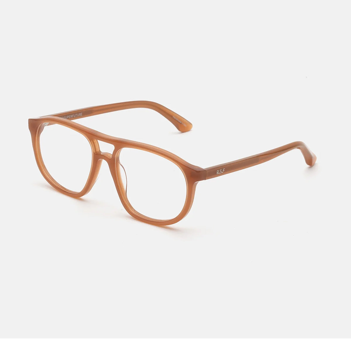 Retrosuperfuture NUMERO 127 Cola Caramel Beige Acetate Occhiali Da Vista