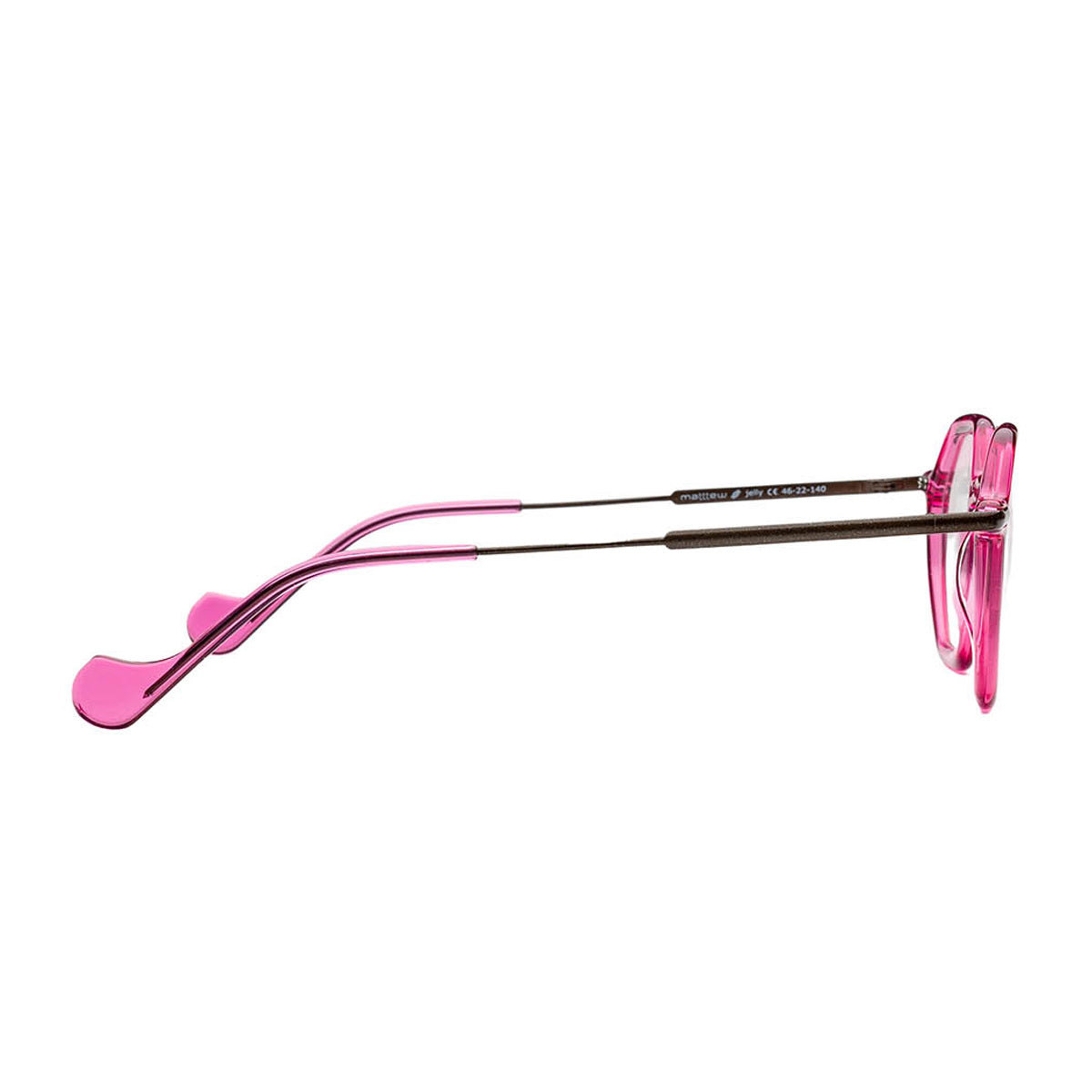 Matttew Jelly 1851 Rosa Marrone Acetate/metal Occhiali Da Vista