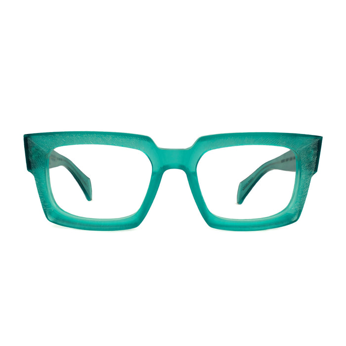 Dandys Troy Rough Tur6 Turchese Acetate Occhiali Da Vista
