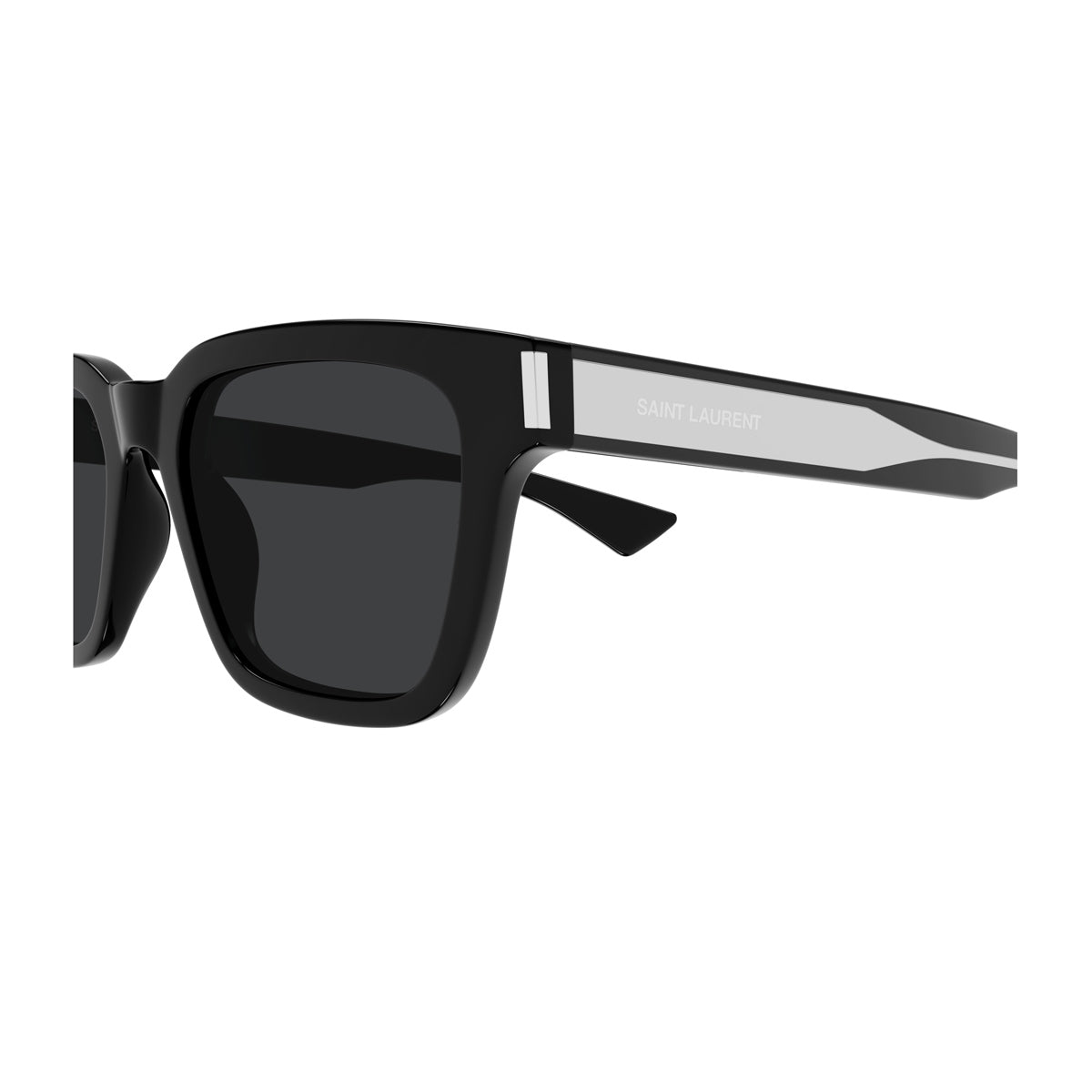 Saint Laurent SL 790 Linea Corner Angle 001 Black Crystal Nero Acetate Occhiali Da Sole