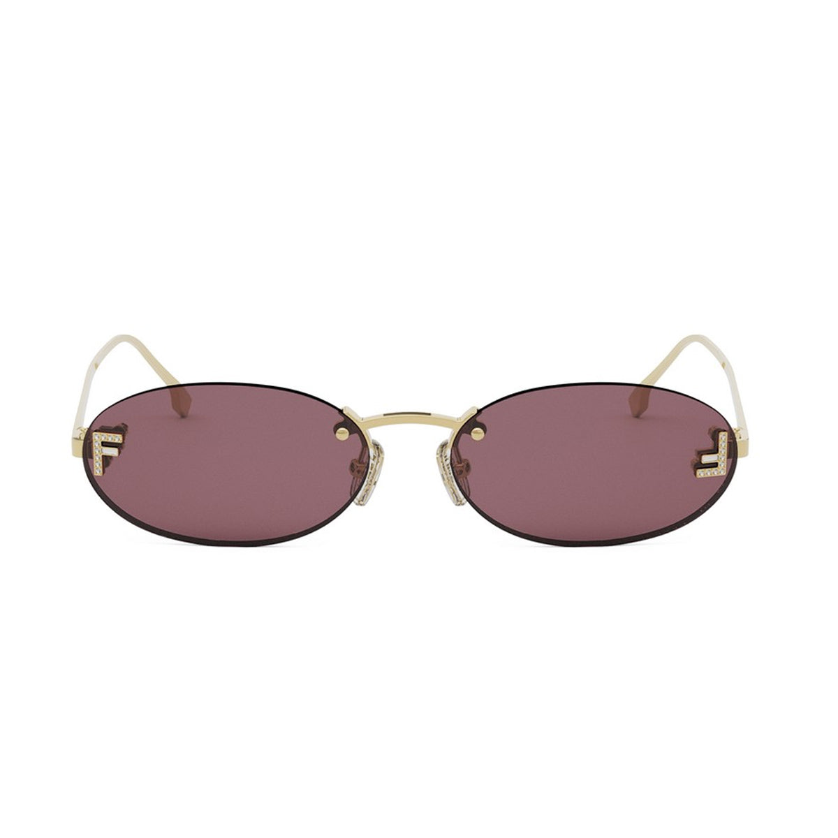 FE4075US 30Y Oro fendi First Crystal Metal Occhiali Da Sole