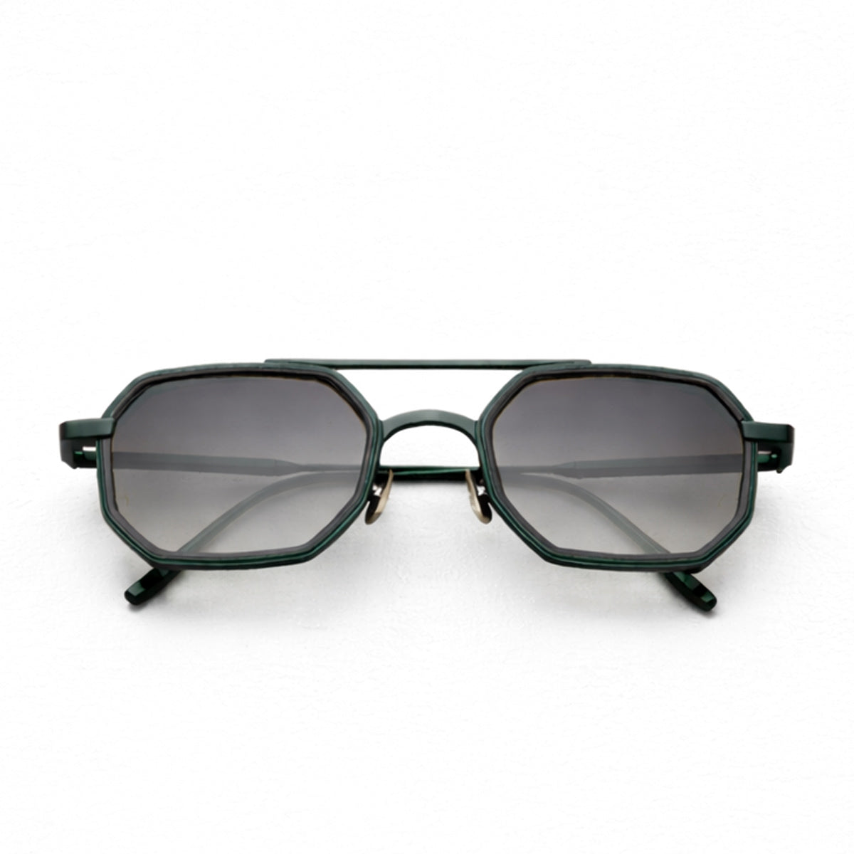 Capote Eyewear Kenaz X GRN Green Matte Verde Satinato Titanium Occhiali Da Sole
