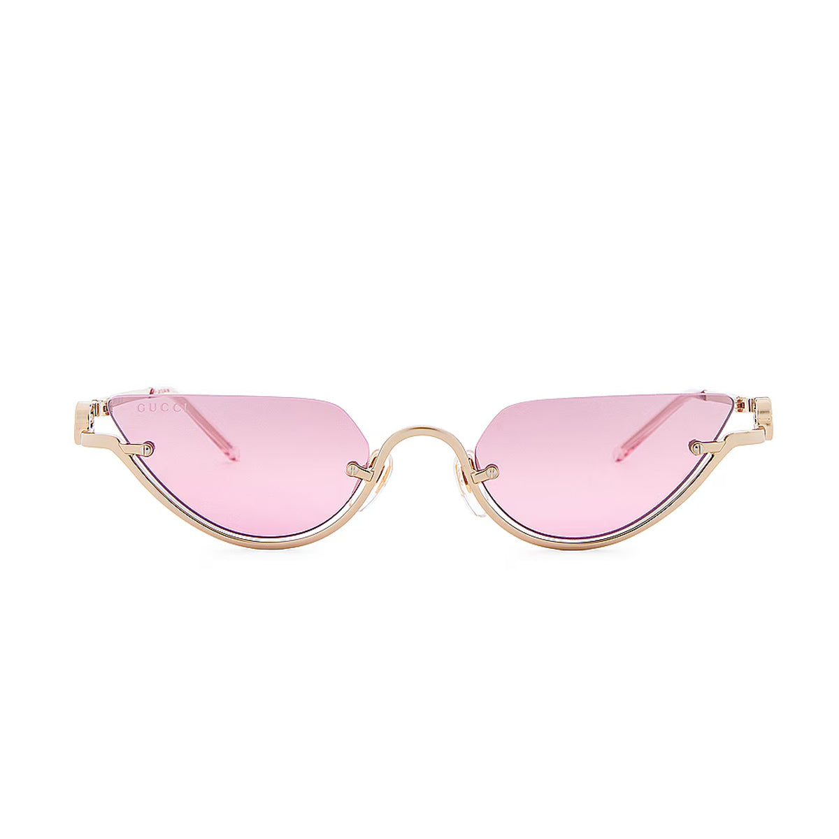 GG1603S LINEA GG LOGO 003 Gold Pink Oro Metal Occhiali Sole