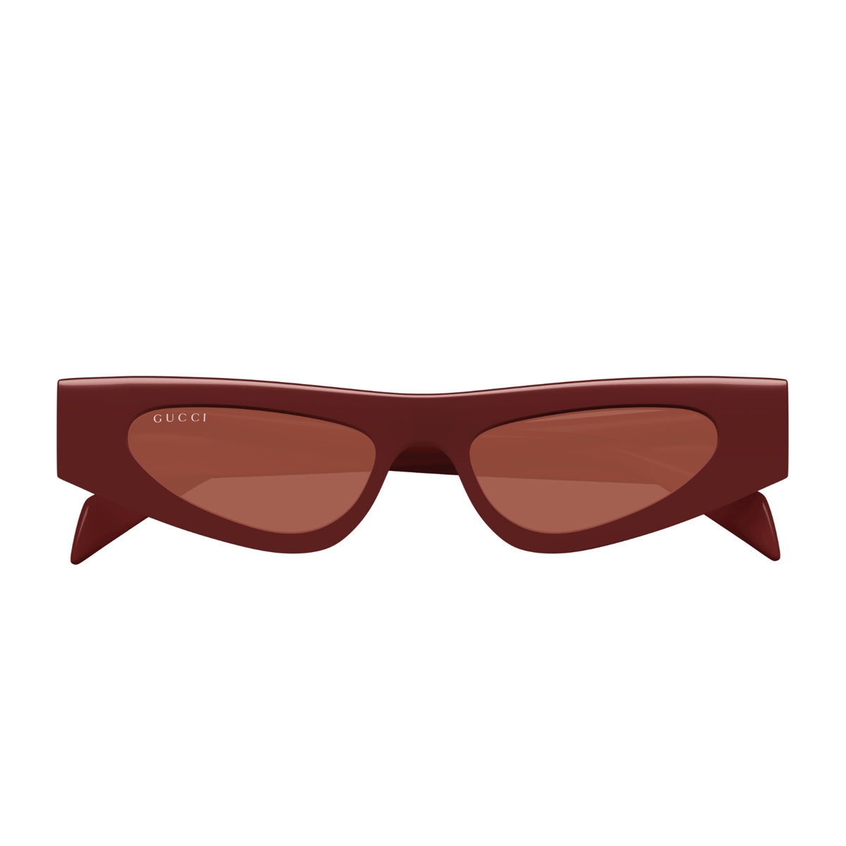 Gucci GG1779S Linea Fashion 003 Burgundy Brown Rosso Acetate Occhiali Da Sole