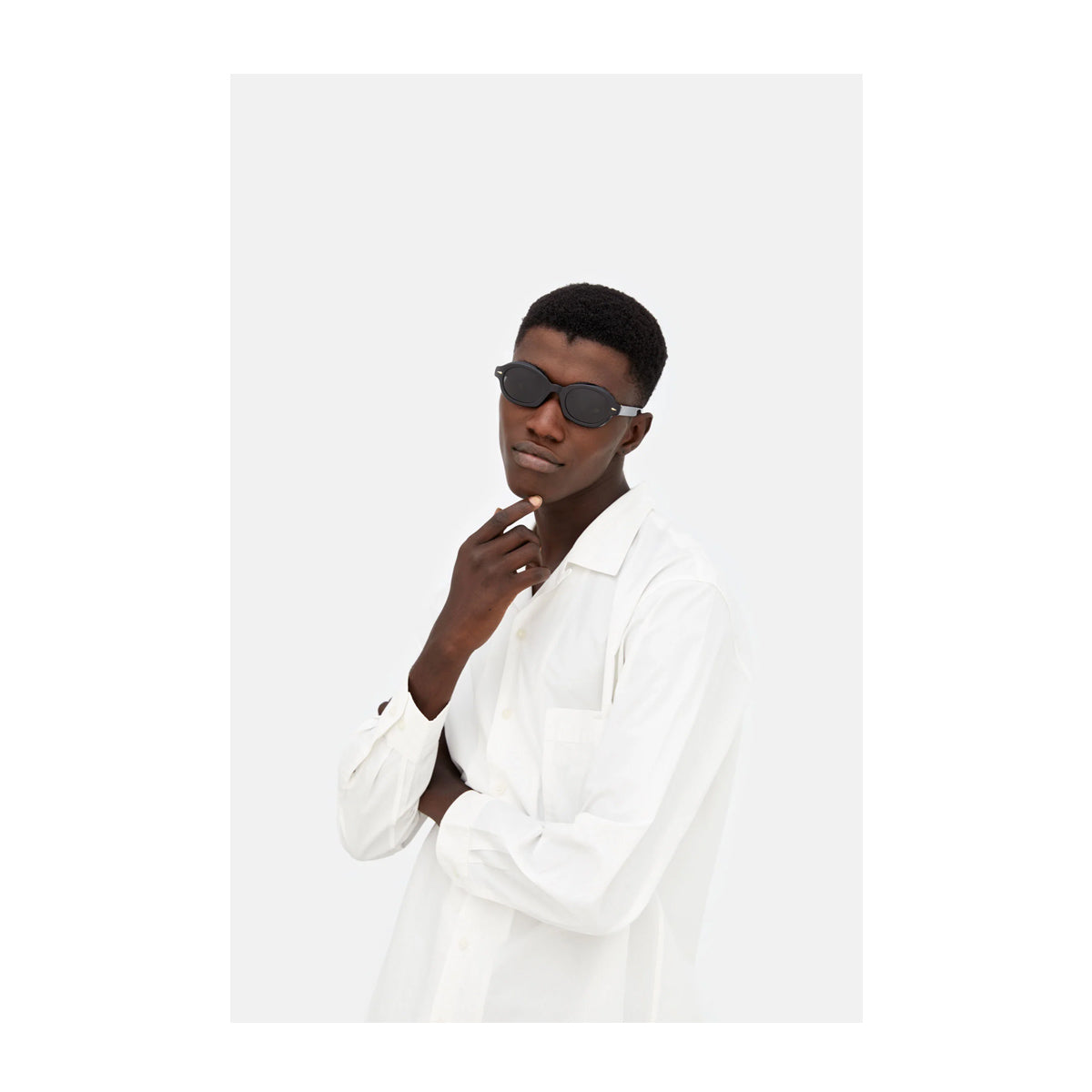 Retrosuperfuture MARZO BLACK Nero Acetate Occhiali Da Sole