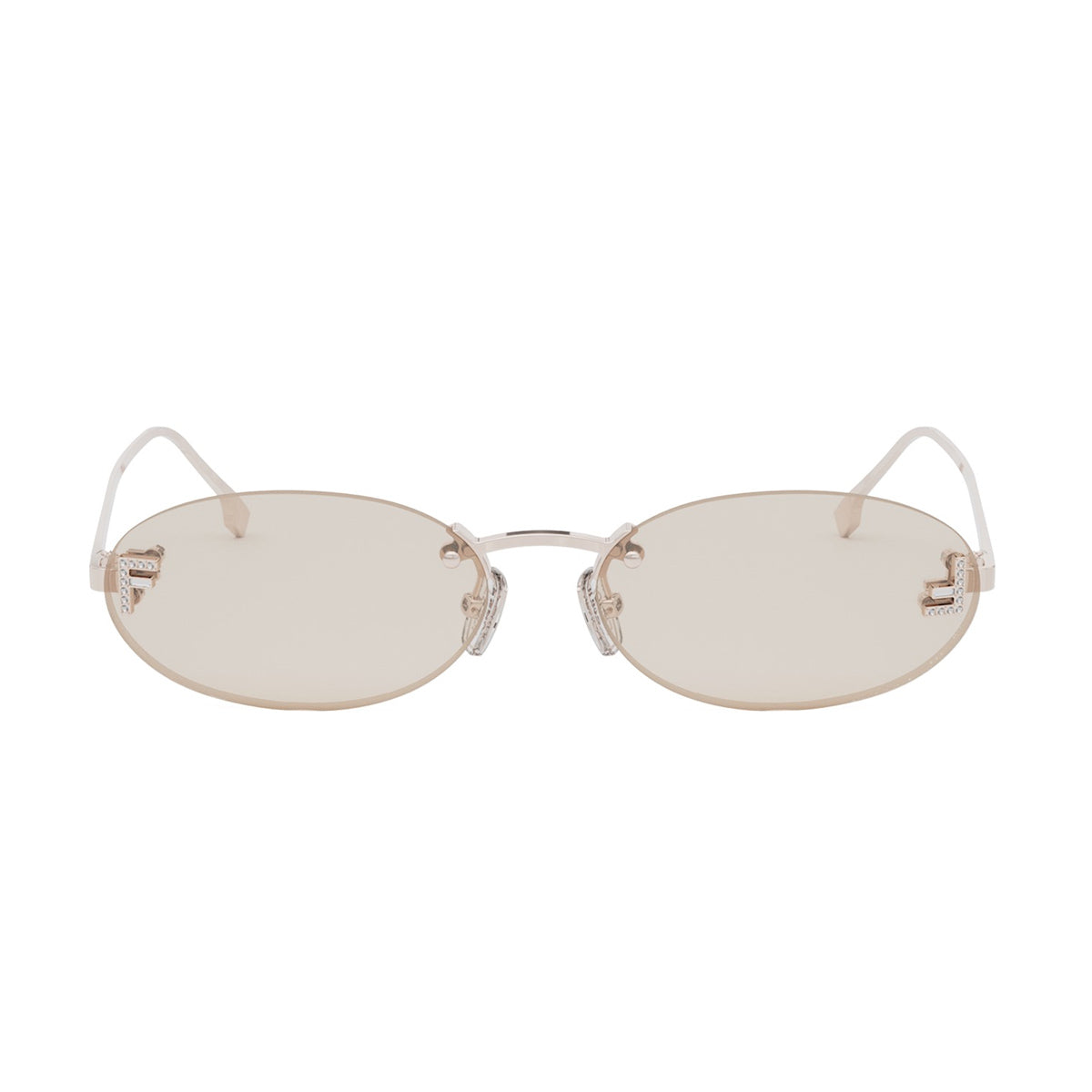 FE4075US 28Y Oro Rosa Fendi First Crystal Metal Occhiali Da Sole