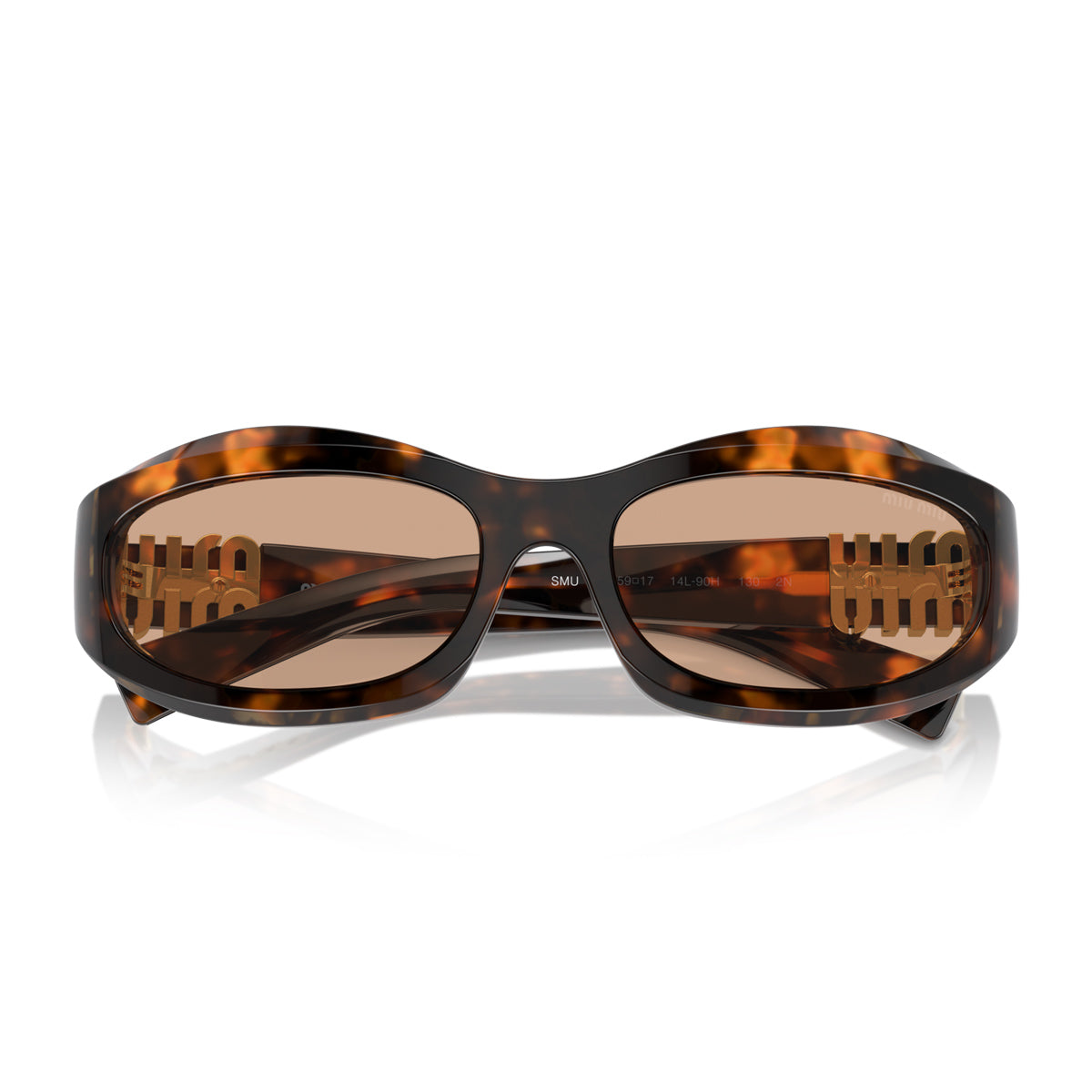 Miu 0MU 14ZS 14L90H Havana Miele Marrone Acetate Occhiali Da Sole