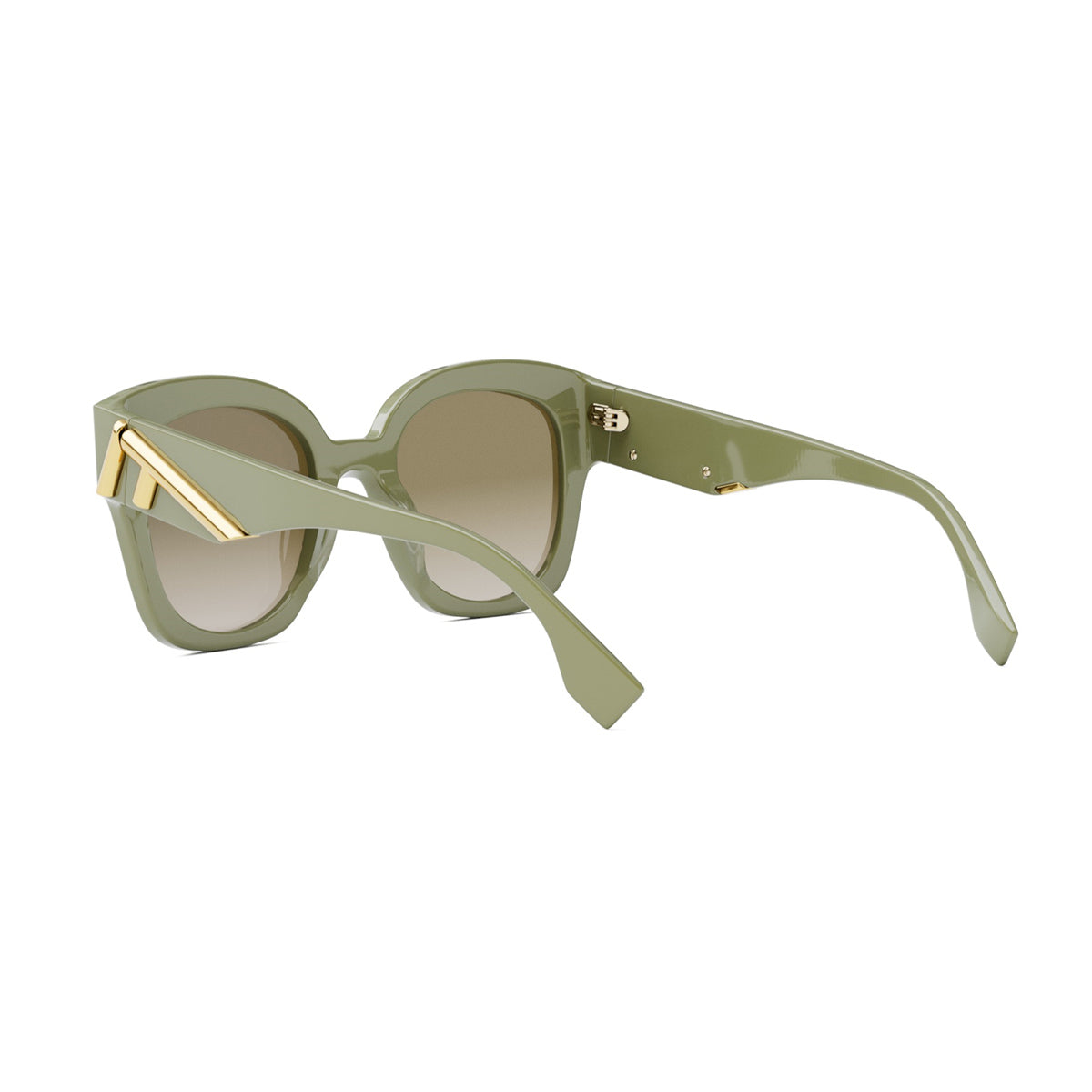 FE40098I Fendi First 95P Verde Chiaro Acetate Occhiali Da Sole