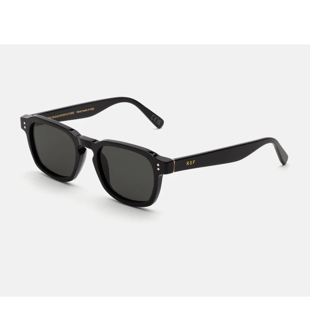 Retrosuperfuture LUCE BLACK Nero Acetate Occhiali Da Sole