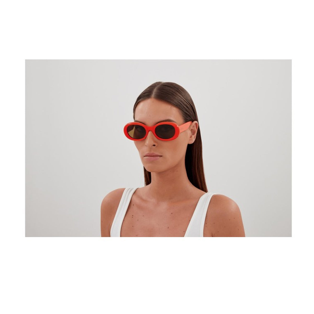 GG1587S Linea Lettering 003 Arancione Acetate Occhiali Sole