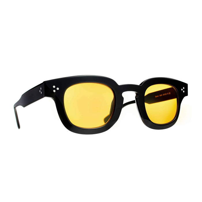 Spazio 9043 Nero Acetate Occhiali Da Sole