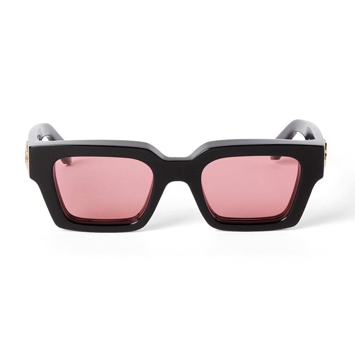 Off White OERI126 VIRGIL M 1025 Black Red Nero Acetate Occhiali Da Sole