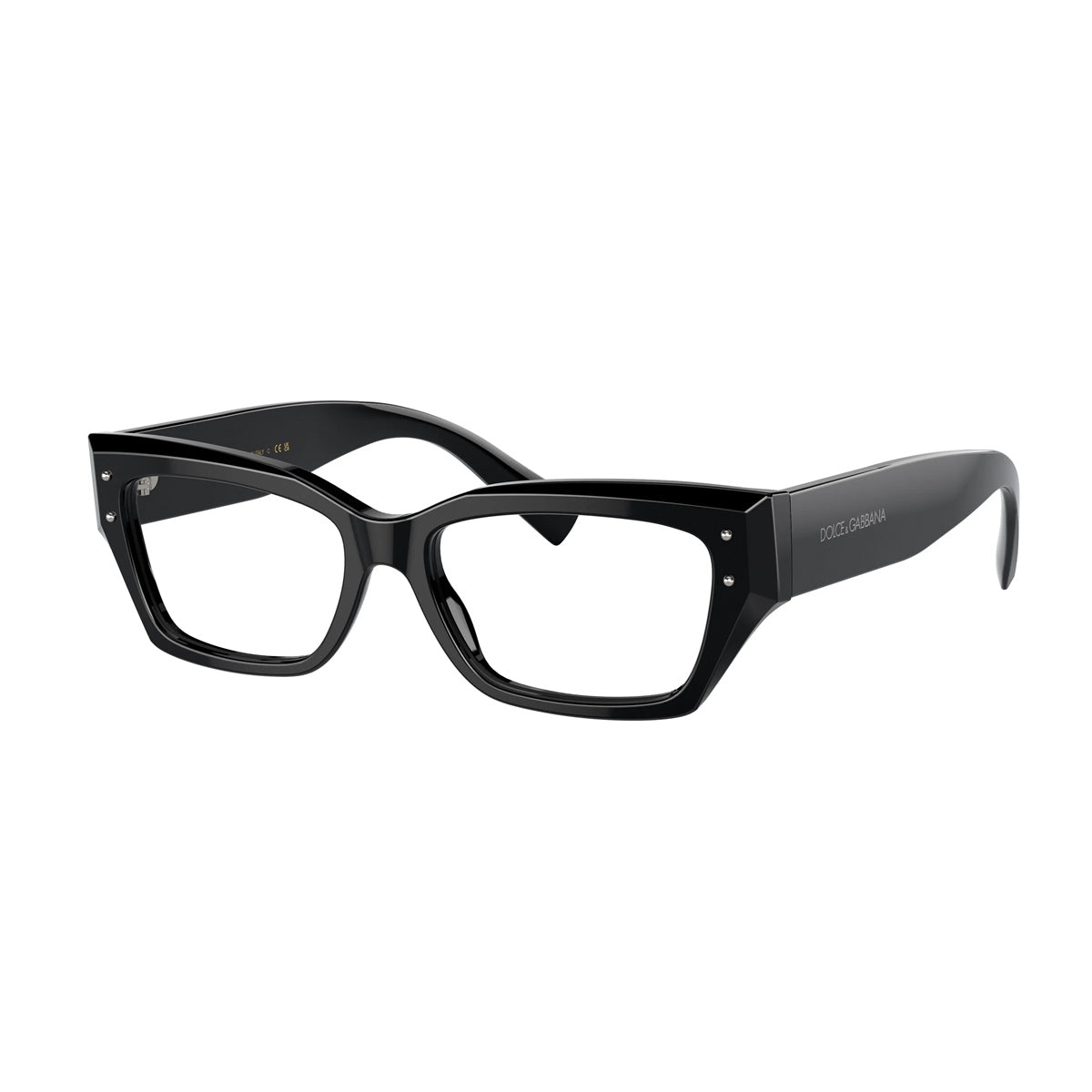 DG3387 Linea DG SHARPED 501 Black Nero Acetate Occhiali Vista