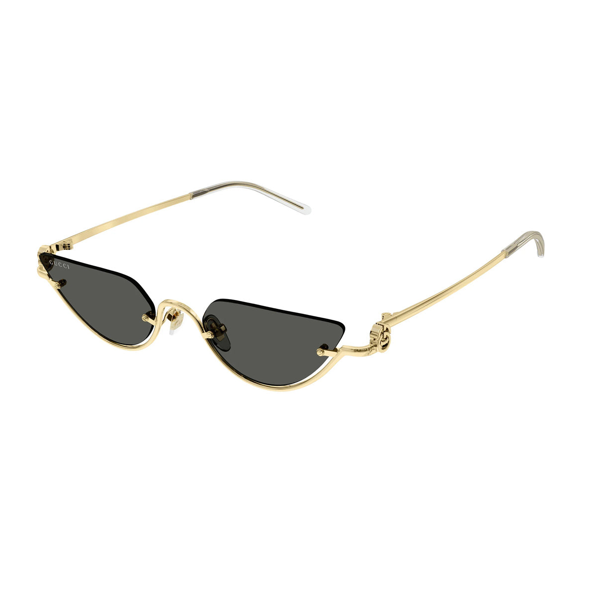 GG1603S LINEA GG LOGO 001 Gold Grey Oro Metal Occhiali Sole